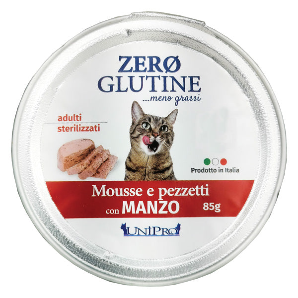 Unipro Zero Glutine con Manzo 85gr Unipro Zero Glutine con Manzo 85gr